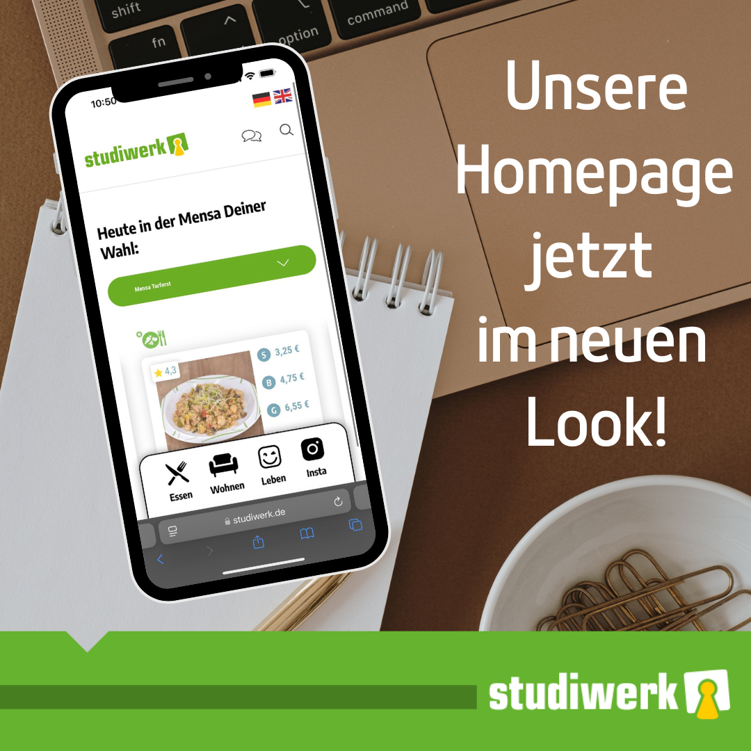 Bild: Studiwerk-Homepage im neuen Design