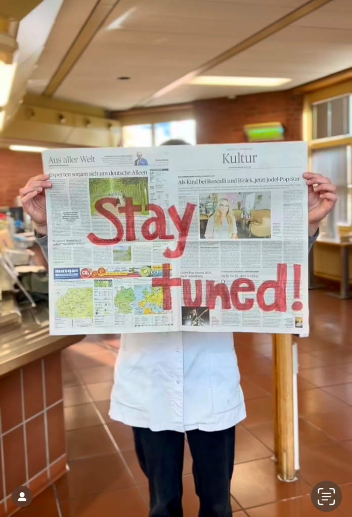 Bild: Ab Montag bauen wir forU um