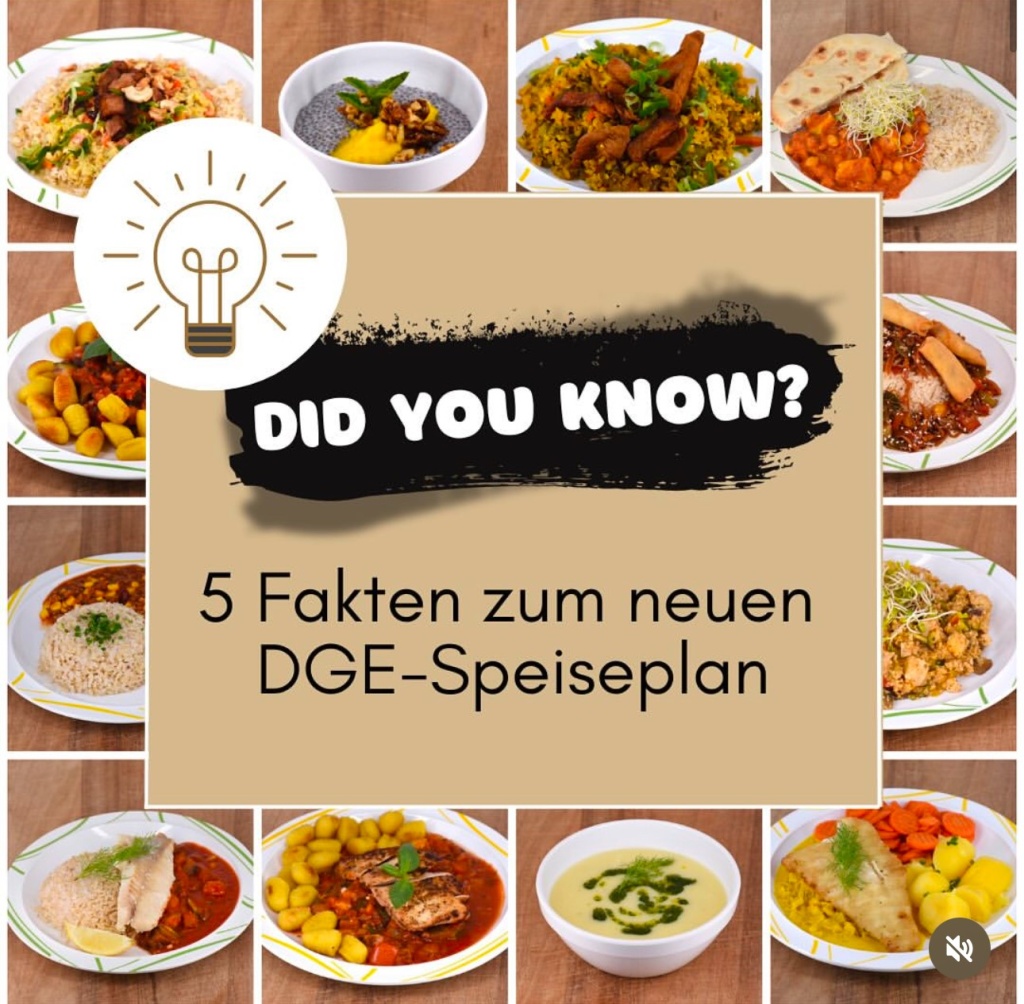 Bild: Zum Start ins neue Jahr: Der Weg zum DGE-Speiseplan