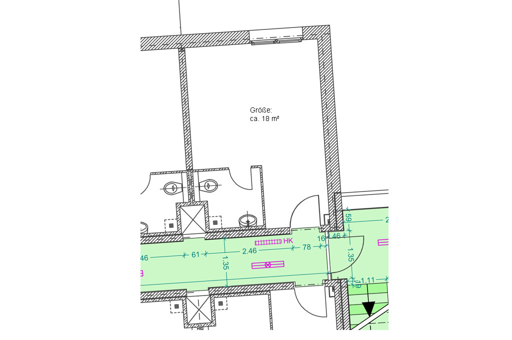 Bsp.: Einzelappartement, Haus I-VIII